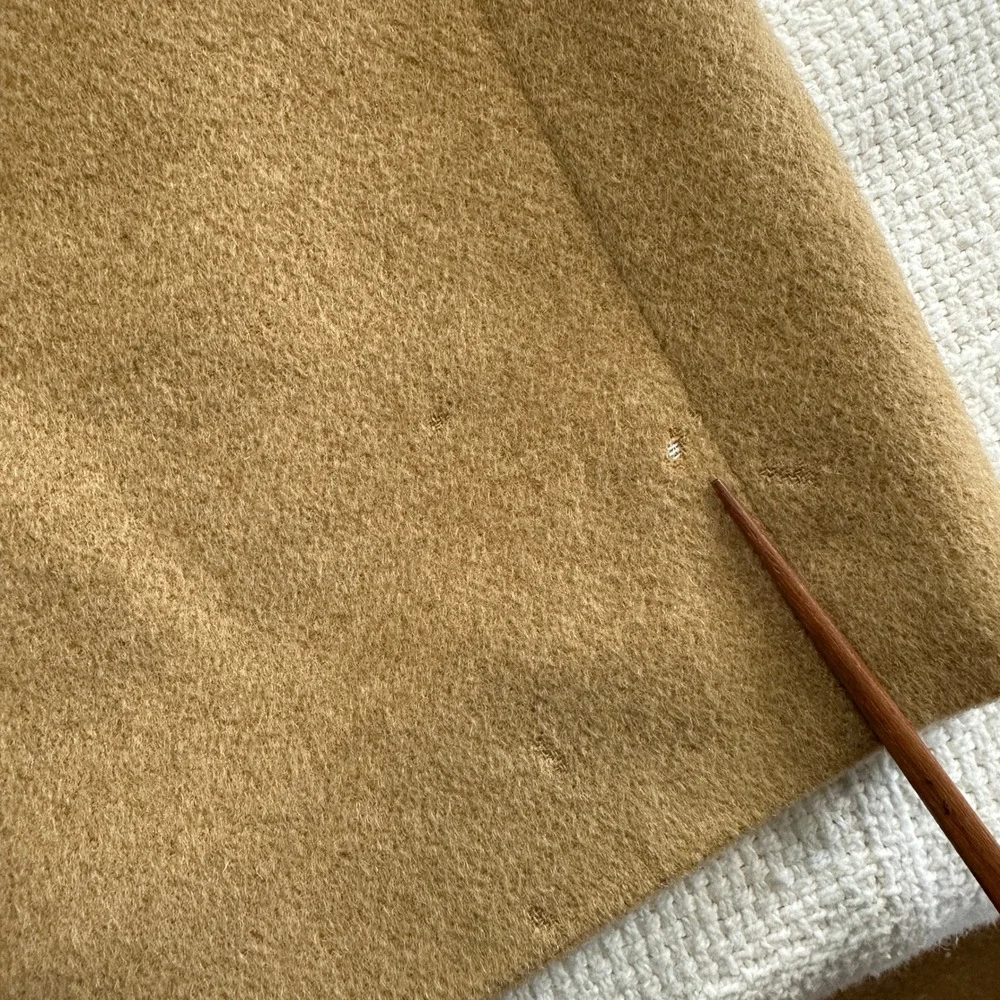 VTG 100% Camel Hair Sport Coat Blazer 44 Long Tan Brown Old Money Joseph & Feiss